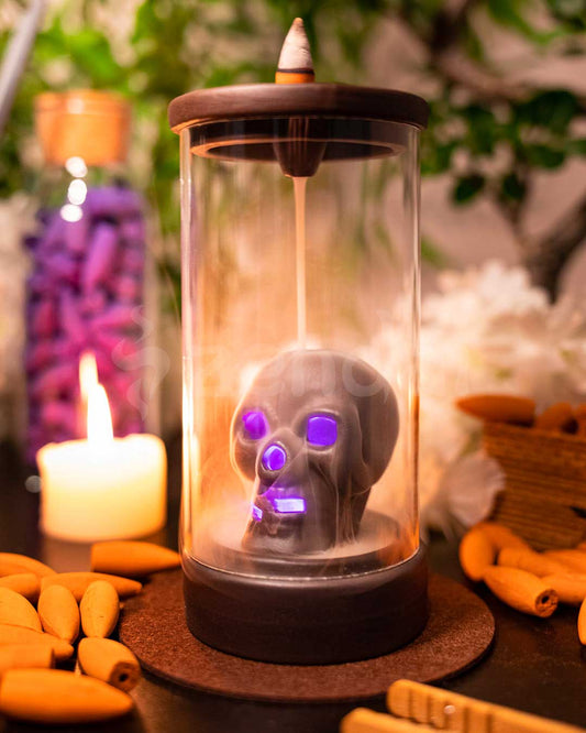 Zen Skull - Backflow Incense Burner