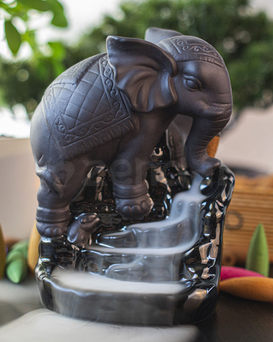 Sacred Elephant - Backflow Incense Burner